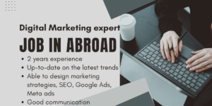 Digital marketing job in abroad