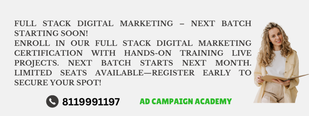 digital marketing course