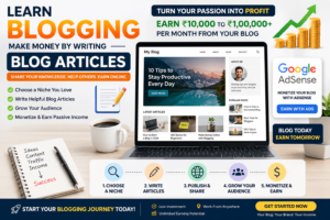 create a blog and monetize with AdSense